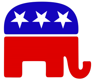 Ein Elefant ist das Logo der Republikaner in den USA