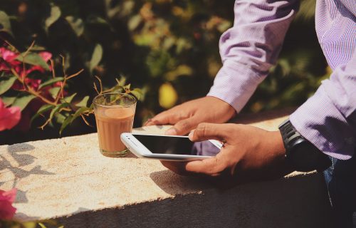 Auch beim Kaffee einfach online wählen mit Polyas