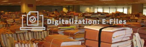 The digitalization of paper records: e-files