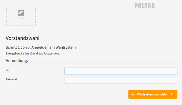 Zur Stimmabgabe im Wahlsystem anmelden Einfach zur Online-Stimmabgabe anmelden