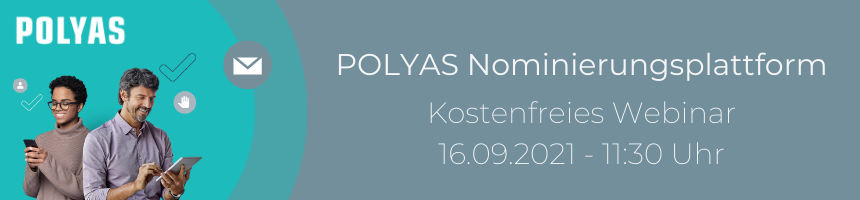 Webinar zur POLYAS Nominierungsplattform Webinar zur POLYAS Nominierungsplattform
