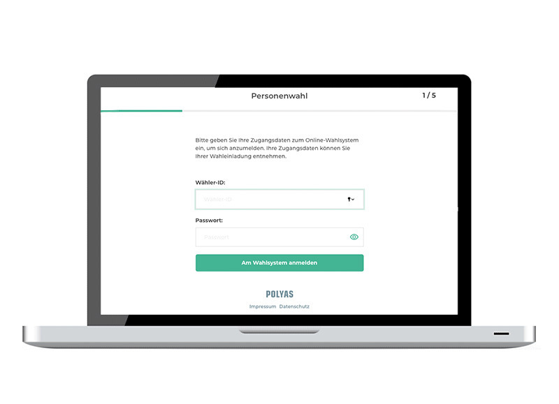 Bei einer POLYAS Online-Wahl ist die Sicherheit personenbezogener Daten zu jedem Zeitpunkt gewährleistet. Bei einer POLYAS Online-Wahl ist die Sicherheit personenbezogener Daten zu jedem Zeitpunkt gewährleistet.