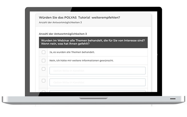 Durch Write-In die Wahlbeteiligung steigern Durch Write-In die Wahlbeteiligung steigern