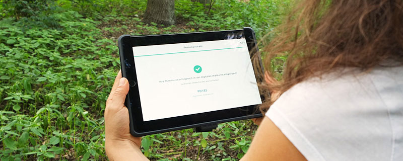 Erfolgreiche Online-Stimmabgabe Erfolgreiche Online-Stimmabgabe