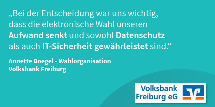 Volksbank Freiburg Online-Wahl Erfahrungsbericht