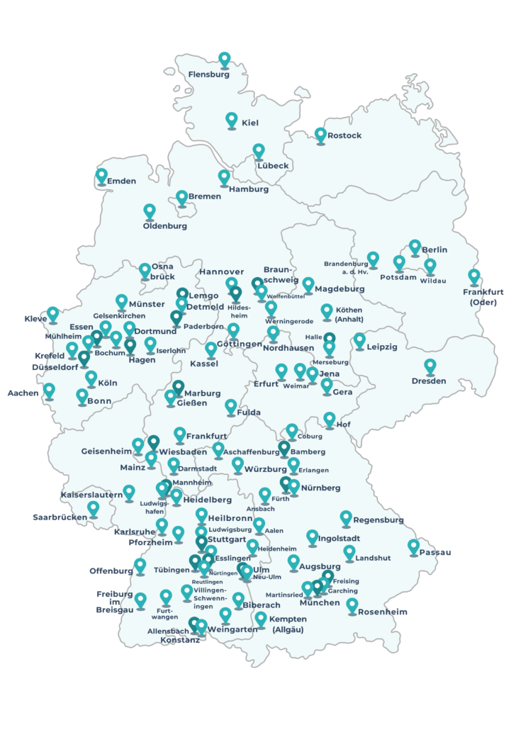 Mehr als 350 Universitäten haben schon mit POLYAS gewählt