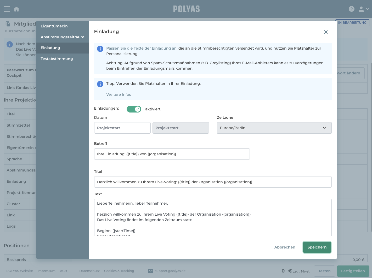 Zeitraum-Live-Voting Zeitraum Live Voting